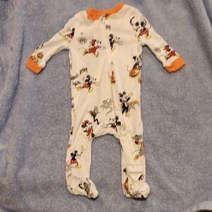 Pottery Barn Kids Disney Character Footie Pajama - Orange and White